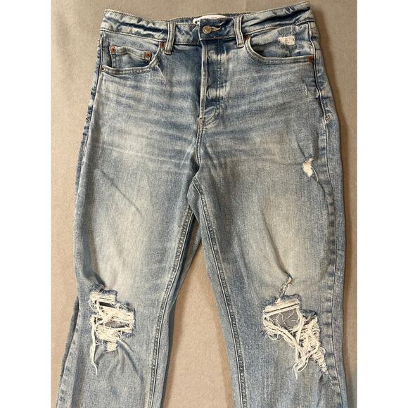 Women's Daze Distressed Light Wash Jeans Size 28 - Picture 1 of 7